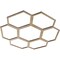 Ekena Millwork Florin Wood Fretwork Pierced Ceiling Medallion, Hickory, 20"OD x 7"ID x 3/8"T CMWP20X20X0375FOHI - alternate 4